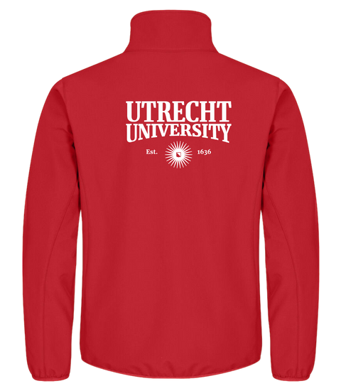 UU Softshell Jacket van gerecycled polyester - rood