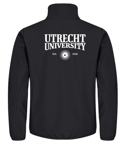 UU Softshell Jacket van gerecycled polyester - zwart