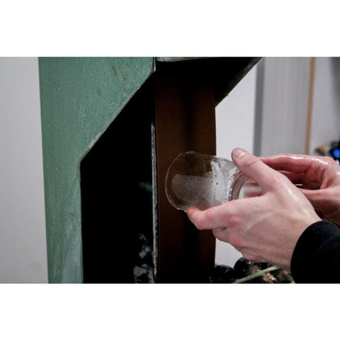 Rebottled waterglas Utrecht University