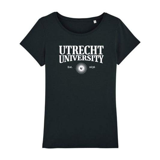 T-shirt Biologisch katoen UU 1636 Dames Zwart