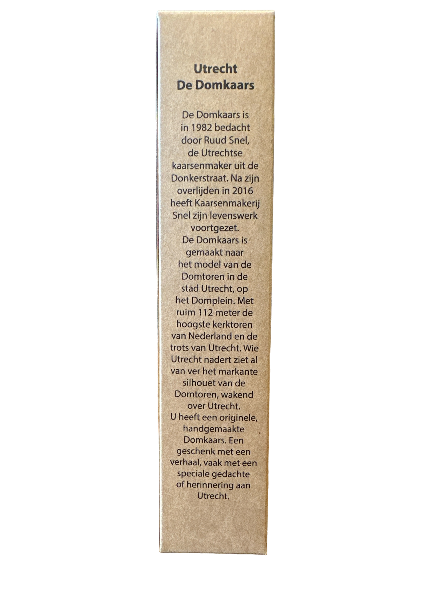 Dom Kaars 22 cm - Geel