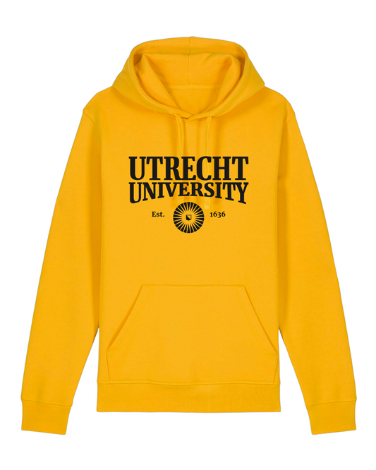 UU Hooded sweater unisex – geel