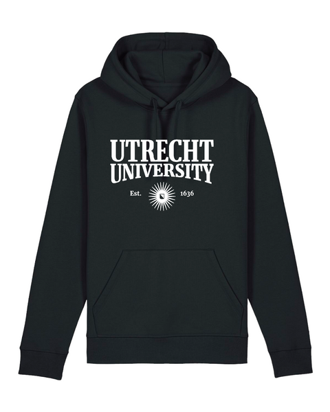 UU Hooded sweater unisex – zwart