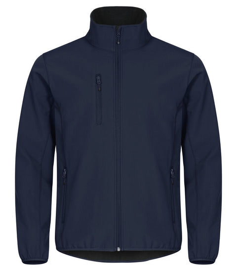 UU Softshell Jacket van gerecycled polyester - donkerblauw