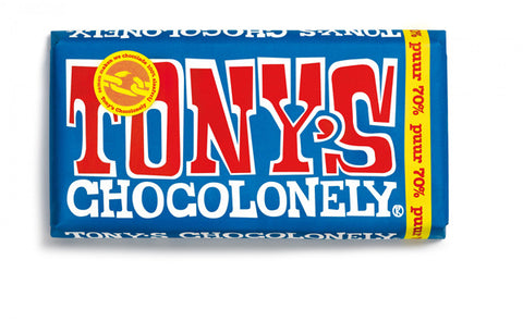 Tony's Chocolonely reep met wikkel van groeipapier