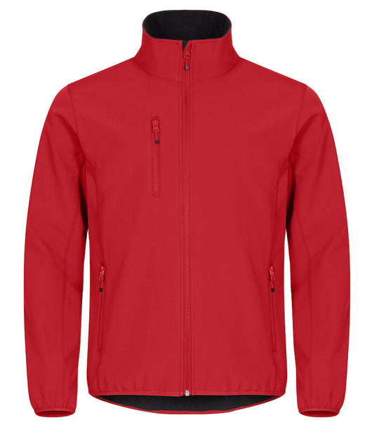 UU Softshell Jacket van gerecycled polyester - rood