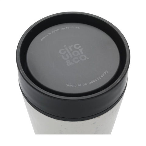 To Go Koffiebeker Circular en Co UU - creme/zwart