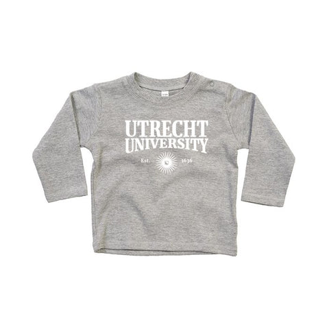 Baby T-shirt Longsleeve Utrecht University Grijs 18-24 maanden