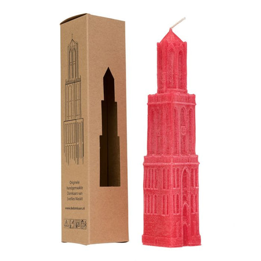 Dom Candle 22 cm - Red