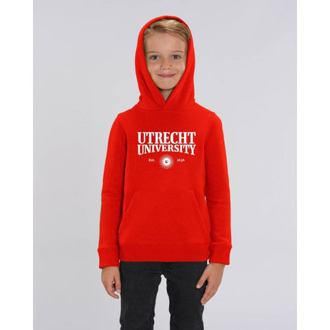 Hooded Sweater Utrecht University Kids Rood