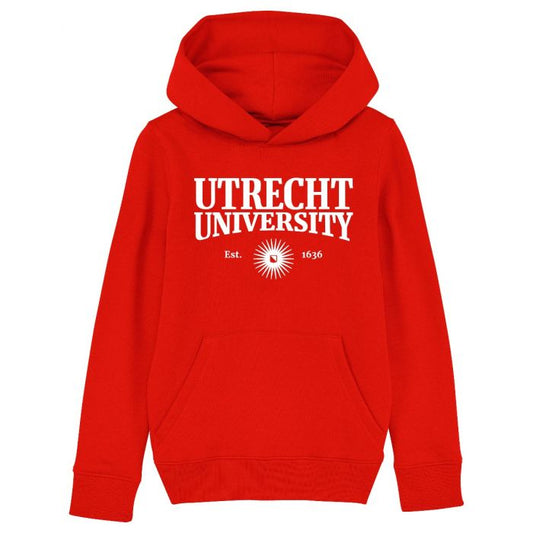 Hooded Sweater Utrecht University Kids Rood