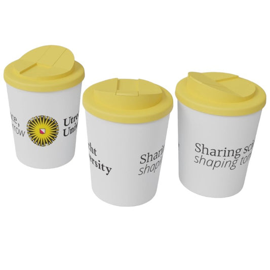 To Go coffee cup UU yellow/white