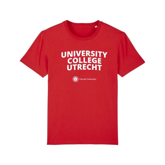 T-shirt Biologisch katoen UCU Heren Rood