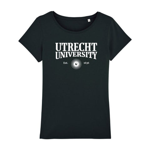 T-shirt Organic cotton UU 1636 Ladies Black